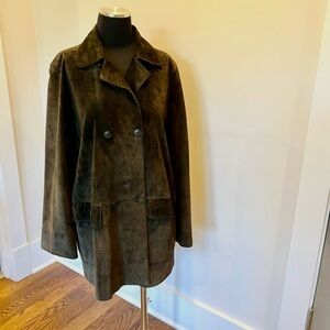 Country Road brown suede jacket sz S